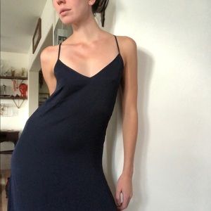 J. Crew Navy Blue Maxi Dress